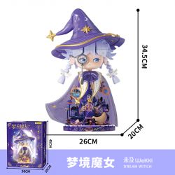 WEKKI 506196 NGÀY XỬA XƯA PHÙ THỦY TRONG MƠ bộ đồ chơi xếp lắp ráp ghép mô hình THE DREAM WITCH REVI
