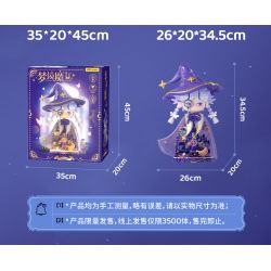 WEKKI 506196 NGÀY XỬA XƯA PHÙ THỦY TRONG MƠ bộ đồ chơi xếp lắp ráp ghép mô hình THE DREAM WITCH REVI