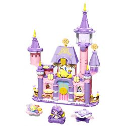 SEMBO 616232 CHÌA KHÓA MA THUẬT DỄ THƯƠNG TUYỆT VỜI LÂU ĐÀI MAY MẮN bộ đồ chơi xếp lắp ráp ghép mô hình Movie & Game Phim Và Trò Chơi 572 khối