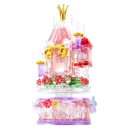 GEKKOSHA 802067 TRUYỆN CỔ TÍCH TRONG MƠ GIẤC HOA HỒNG XOAY VÒNG VÀ TỎA SÁNG bộ đồ chơi xếp lắp ráp ghép mô hình Arts & Crafts