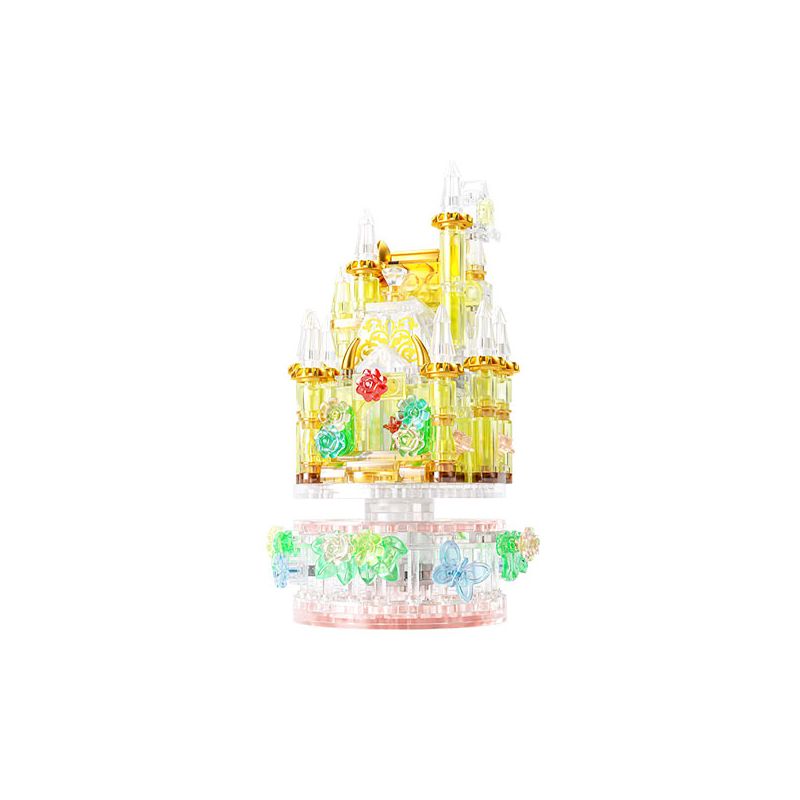 GEKKOSHA 802068 GIẤC MƠ CỔ TÍCH QUẢ CẦU ẢO XOAY VÀ PHÁT SÁNG bộ đồ chơi xếp lắp ráp ghép mô hình Arts & Crafts