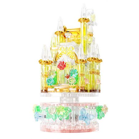 GEKKOSHA 802068 GIẤC MƠ CỔ TÍCH QUẢ CẦU ẢO XOAY VÀ PHÁT SÁNG bộ đồ chơi xếp lắp ráp ghép mô hình Arts & Crafts