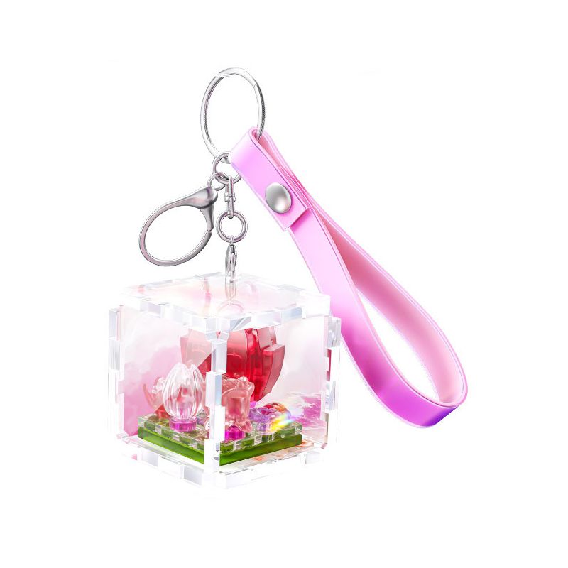 GEKKOSHA 802055 NGÔN NGỮ HOA VÀ TRANH SAO HỒNG bộ đồ chơi xếp lắp ráp ghép mô hình Gear Đồ Lắp Ghép