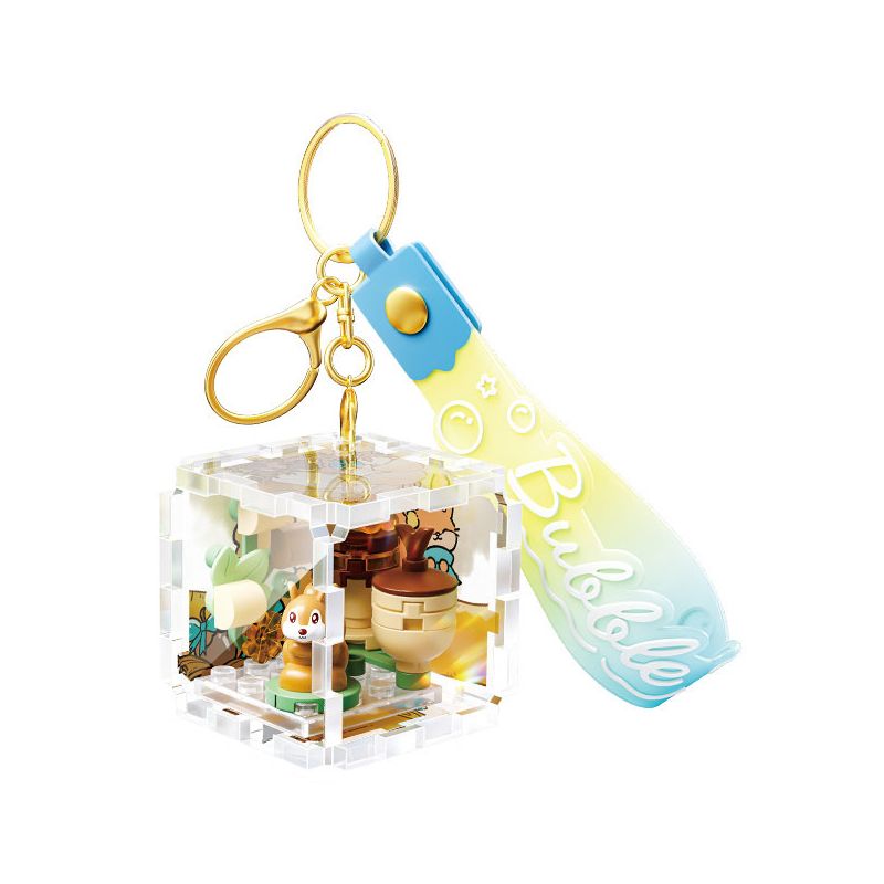 GEKKOSHA 802063 BỨC TRANH NGÔI SAO ĐIỆN ẢNH DỄ THƯƠNG SÓC VÀO MÙA THU bộ đồ chơi xếp lắp ráp ghép mô hình Gear Đồ Lắp Ghép