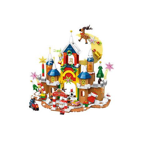 KEEPPLEY 34016 LÂU ĐÀI GIÁNG SINH bộ đồ chơi xếp lắp ráp ghép mô hình Creator Sáng Tạo