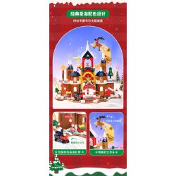 KEEPPLEY 34016 LÂU ĐÀI GIÁNG SINH bộ đồ chơi xếp lắp ráp ghép mô hình Creator Sáng Tạo