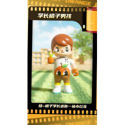 JAKI HK302 HỘP MÙ NHÀ HÁT NHÂN VẬT ORANGE BOY bộ đồ chơi xếp lắp ráp ghép mô hình Collectable Minifigures OWANGE BOY Búp Bê Sưu Tầm