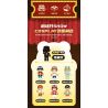 JAKI HK302 HỘP MÙ NHÀ HÁT NHÂN VẬT ORANGE BOY bộ đồ chơi xếp lắp ráp ghép mô hình Collectable Minifigures OWANGE BOY Búp Bê Sưu Tầm