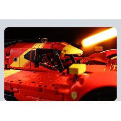 CADA DOUBLEE C63008 63008 NGỌN LỬA TỐC ĐỘ XE THỂ THAO ĐUA THỜI GIAN DÀI tỷ lệ 1:10 bộ đồ chơi xếp lắp ráp ghép mô hình Technic BLAZING FLAME Kỹ Thuật Công Nghệ Cao Mô Hình Phương Tiện 1518 khối