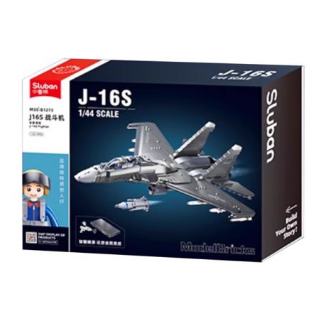 SLUBAN M38-B1273 B1273 1273 M38B1273 38-B1273 MÁY BAY CHIẾN ĐẤU ĐA NĂNG J-16 CÀN LONG 1:44 tỷ lệ 1:44 bộ đồ chơi xếp lắp ráp ghép mô hình Military Army J-16S MULTIROLE FIGHTER Quân Sự Bộ Đội