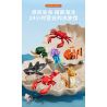 FORANGE FC8153 8153 BỘ SƯU TẬP MINI 12 LOẠI ĐỘNG VẬT BIỂN YINY bộ đồ chơi xếp lắp ráp ghép mô hình Creator Sáng Tạo 679 khối