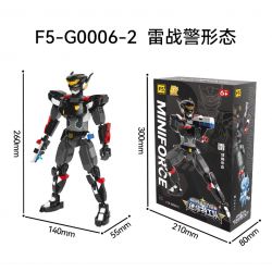 F5 G0006-2 0006-2 SỨC MẠNH SIÊU QUÂN CỦA LỰC LƯỢNG NHỎ DẠNG SẤM SÉT bộ đồ chơi xếp lắp ráp ghép mô hình Movie & Game MINIFORCE Phim Và Trò Chơi