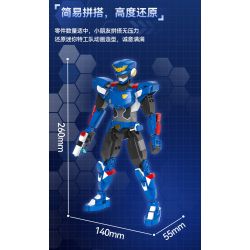 F5 G0006-2 0006-2 SỨC MẠNH SIÊU QUÂN CỦA LỰC LƯỢNG NHỎ DẠNG SẤM SÉT bộ đồ chơi xếp lắp ráp ghép mô hình Movie & Game MINIFORCE Phim Và Trò Chơi