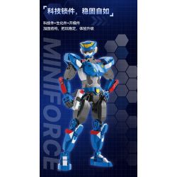 F5 G0006-2 0006-2 SỨC MẠNH SIÊU QUÂN CỦA LỰC LƯỢNG NHỎ DẠNG SẤM SÉT bộ đồ chơi xếp lắp ráp ghép mô hình Movie & Game MINIFORCE Phim Và Trò Chơi