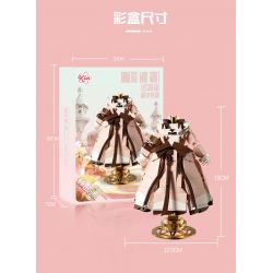 KIVI 288073 VÁY LOLI MỤC VỤ bộ đồ chơi xếp lắp ráp ghép mô hình Arts & Crafts