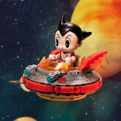 PANTASY 86208 CHIẾC XE KỲ DIỆU CỦA ASTRO BOY ĐĨA BAY NĂNG ĐỘNG bộ đồ chơi xếp lắp ráp ghép mô hình Movie & Game ASTRO BOY UFO Phim Và Trò Chơi 300 khối