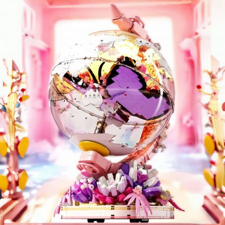 ENLIGHTENMENT 90105 QUẢ CẦU BƯỚM bộ đồ chơi xếp lắp ráp ghép mô hình BUTTERFLY GLOBE 1460 khối