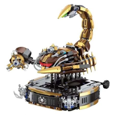 SMALL ANGLE JD069 BỌ CẠP CƠ KHÍ bộ đồ chơi xếp lắp ráp ghép mô hình MACHINE SCORPION 1316 khối