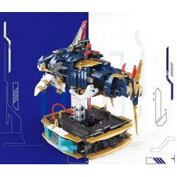 SMALL ANGLE JD071 CÁ MẬP MẠNG bộ đồ chơi xếp lắp ráp ghép mô hình CYBER SHARK 1213 khối