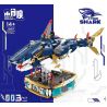 SMALL ANGLE JD071 CÁ MẬP MẠNG bộ đồ chơi xếp lắp ráp ghép mô hình CYBER SHARK 1213 khối