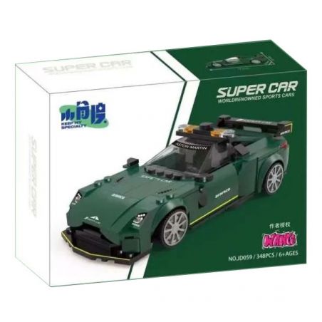 SMALL ANGLE JD059 MARTIN bộ đồ chơi xếp lắp ráp ghép mô hình Speed Champions Racing Cars ASTON MARTIN Đua Xe Công Thức 348 khối