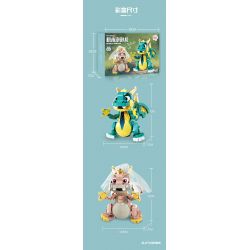 KIVI 188027 PHIÊN BẢN ĐÁM CƯỚI BONG BÓNG BOBBLE bộ đồ chơi xếp lắp ráp ghép mô hình BUBBLE DRAGON