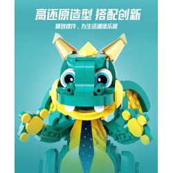 KIVI 188027 PHIÊN BẢN ĐÁM CƯỚI BONG BÓNG BOBBLE bộ đồ chơi xếp lắp ráp ghép mô hình BUBBLE DRAGON