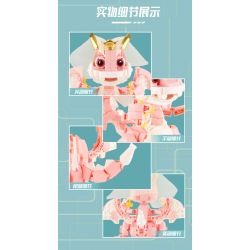 KIVI 188027 PHIÊN BẢN ĐÁM CƯỚI BONG BÓNG BOBBLE bộ đồ chơi xếp lắp ráp ghép mô hình BUBBLE DRAGON