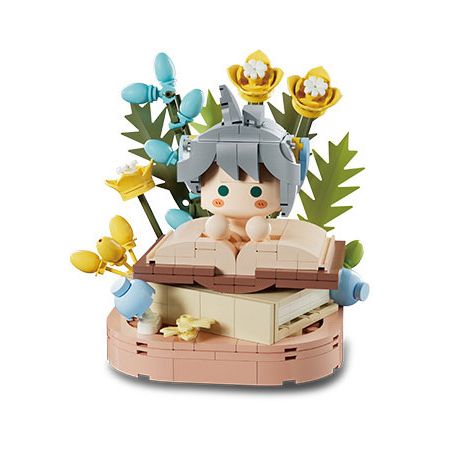 KIVI 288066 THẦN VƯỜN CHÀO SEN BÉ bộ đồ chơi xếp lắp ráp ghép mô hình