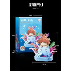 KIVI 288067 THẦN VƯỜN GONG XINHAI BABY bộ đồ chơi xếp lắp ráp ghép mô hình