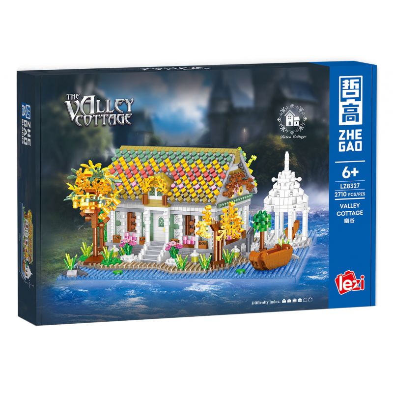 ZHEGAO LZ8327 8327 GLEN bộ đồ chơi xếp lắp ráp ghép mô hình The Lord Of The Rings THE VALLEY COTTAGE Chúa Nhẫn 2710 khối
