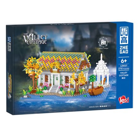 ZHEGAO LZ8327 8327 GLEN bộ đồ chơi xếp lắp ráp ghép mô hình The Lord Of The Rings THE VALLEY COTTAGE Chúa Nhẫn 2710 khối