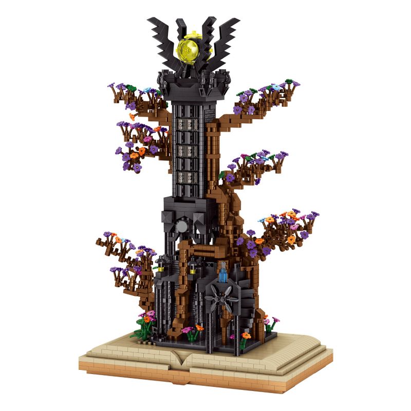 ZHEGAO LZ8326 8326 THÁP ĐEN ĐÊM TỐI bộ đồ chơi xếp lắp ráp ghép mô hình The Lord Of The Rings DARK NIGHT TOWER Chúa Nhẫn 3309 khối
