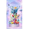 ZHEGAO 663502 HỘP NHẠC BƯỚM MAY MẮN bộ đồ chơi xếp lắp ráp ghép mô hình Arts & Crafts FORTUNE BUTTERFLY 650 khối