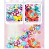 ZHEGAO 663502 HỘP NHẠC BƯỚM MAY MẮN bộ đồ chơi xếp lắp ráp ghép mô hình Arts & Crafts FORTUNE BUTTERFLY 650 khối
