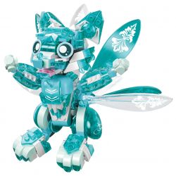 ZHEGAO 663503 DỰ ÁN THẦN THÚ 4 NGƯỜI MẪU RUILONG CÁO CHÍN ĐUÔI KỲ LÂN BAXIA bộ đồ chơi xếp lắp ráp ghép mô hình MYTHICAL BEASTS