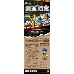 GOBRICKS G2410 2410 HỘP ĐỰNG HÌNH VIÊN GẠCH BÍ MẬT HÀNG ĐẦU bộ đồ chơi xếp lắp ráp ghép mô hình Collectable Minifigures Búp Bê Sưu Tầm