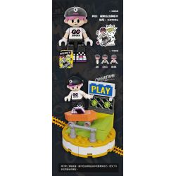 GOBRICKS G2410 2410 HỘP ĐỰNG HÌNH VIÊN GẠCH BÍ MẬT HÀNG ĐẦU bộ đồ chơi xếp lắp ráp ghép mô hình Collectable Minifigures Búp Bê Sưu Tầm