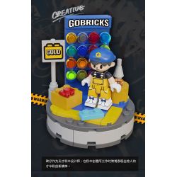GOBRICKS G2410 2410 HỘP ĐỰNG HÌNH VIÊN GẠCH BÍ MẬT HÀNG ĐẦU bộ đồ chơi xếp lắp ráp ghép mô hình Collectable Minifigures Búp Bê Sưu Tầm