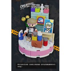 GOBRICKS G2410 2410 HỘP ĐỰNG HÌNH VIÊN GẠCH BÍ MẬT HÀNG ĐẦU bộ đồ chơi xếp lắp ráp ghép mô hình Collectable Minifigures Búp Bê Sưu Tầm