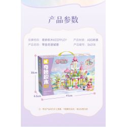 KEEPPLEY 36018 LÂU ĐÀI QINYINHUAYU bộ đồ chơi xếp lắp ráp ghép mô hình Girl Con Gái 487 khối