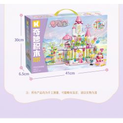 KEEPPLEY 36018 LÂU ĐÀI QINYINHUAYU bộ đồ chơi xếp lắp ráp ghép mô hình Girl Con Gái 487 khối