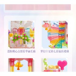 KEEPPLEY 36018 LÂU ĐÀI QINYINHUAYU bộ đồ chơi xếp lắp ráp ghép mô hình Girl Con Gái 487 khối