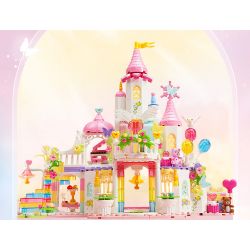 KEEPPLEY 36018 LÂU ĐÀI QINYINHUAYU bộ đồ chơi xếp lắp ráp ghép mô hình Girl Con Gái 487 khối