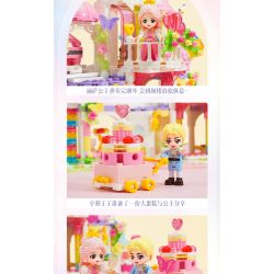 KEEPPLEY 36018 LÂU ĐÀI QINYINHUAYU bộ đồ chơi xếp lắp ráp ghép mô hình Girl Con Gái 487 khối