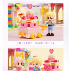 KEEPPLEY 36018 LÂU ĐÀI QINYINHUAYU bộ đồ chơi xếp lắp ráp ghép mô hình Girl Con Gái 487 khối