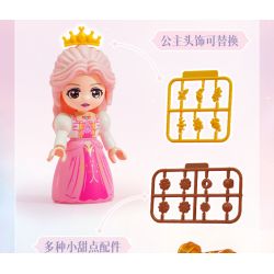 KEEPPLEY 36018 LÂU ĐÀI QINYINHUAYU bộ đồ chơi xếp lắp ráp ghép mô hình Girl Con Gái 487 khối