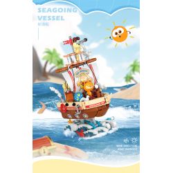 FEMIBOX S44075 44075 GIA ĐÌNH GARFIELD DU LỊCH THẾ GIỚI THUYỀN BUỒM bộ đồ chơi xếp lắp ráp ghép mô hình Movie & Game GARFIELD FAMILY SEAGOING VESSEL Phim Và Trò Chơi 466 khối