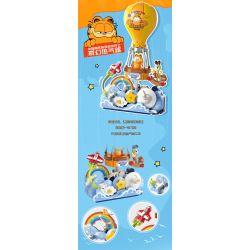 FEMIBOX S44075 44075 GIA ĐÌNH GARFIELD DU LỊCH THẾ GIỚI THUYỀN BUỒM bộ đồ chơi xếp lắp ráp ghép mô hình Movie & Game GARFIELD FAMILY SEAGOING VESSEL Phim Và Trò Chơi 466 khối