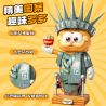 FEMIBOX S44072 44072 GIA ĐÌNH GARFIELD TƯỢNG NỮ THẦN TỰ DO bộ đồ chơi xếp lắp ráp ghép mô hình Movie & Game GARFIELD FAMILY STATUE OF LIBERTY Phim Và Trò Chơi 1033 khối